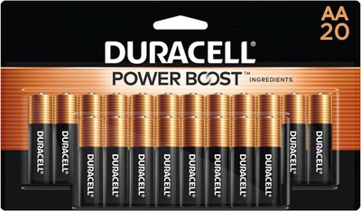 Duracell Coppertop AA Batteries with Power Boost Ingredients  20 Count Pack