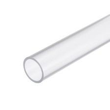 Clear PVC Rigid Pipe 33mm ID 40mm OD 14" High Impact, Clear