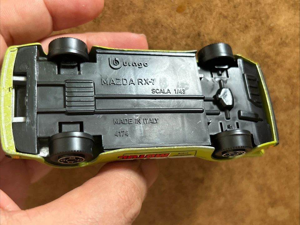 1/43 Mazda Rx7 Gr.2 Vert #40 Motul Racing Burago COD.4118 Made in Italy - Immagine 4 di 4