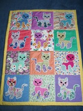 Kitten baby quilt (Handmade)