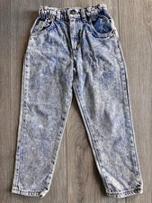 Vintage Little Levis Jeans Unisex Size 6 Slim Blue Denim USA Made