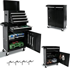 5-drawer Rolling Tool Box Lockable Tool Chest With Detachable Box For Garage 5-drawer Rolling Tool Box Lockable Tool Chest With Detachable Box For Garage