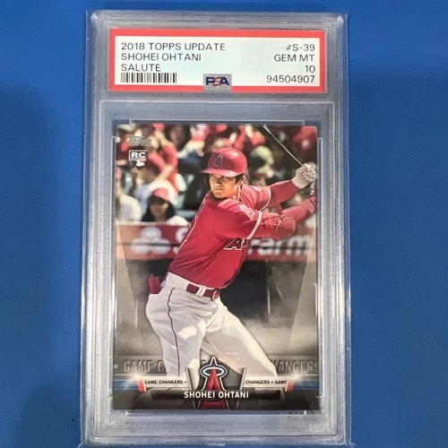 PSA 10 SHOHEI OHTANI 2018 TOPPS UPDATE Salute #S-39 LA ANGELS RC GEM MINT