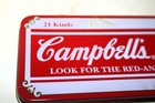 CAMPBELLS SOUPS KIDS Collectors 3X7" TIN Assorted Soup 21 Kinds 12 cents a Can — photo 10