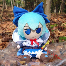 Touhou Project Fumo Fumo Cirno Plush Doll Stuffed Toy Gift Anime Plushie 20cm