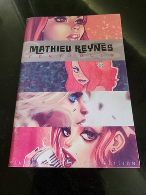 Mathieu Reynes SIGNED Copy Portfolio San Diego Comic Edition Excellent Condition