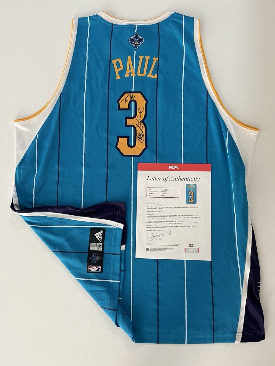 Chris Paul Signed New Orleans Hornets Authentic Adidas NBA Jersey