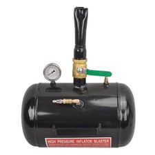 5 Gallon Air Tire Bead Seater 145psi Blaster Tool Seating Inflator Wgauge Black