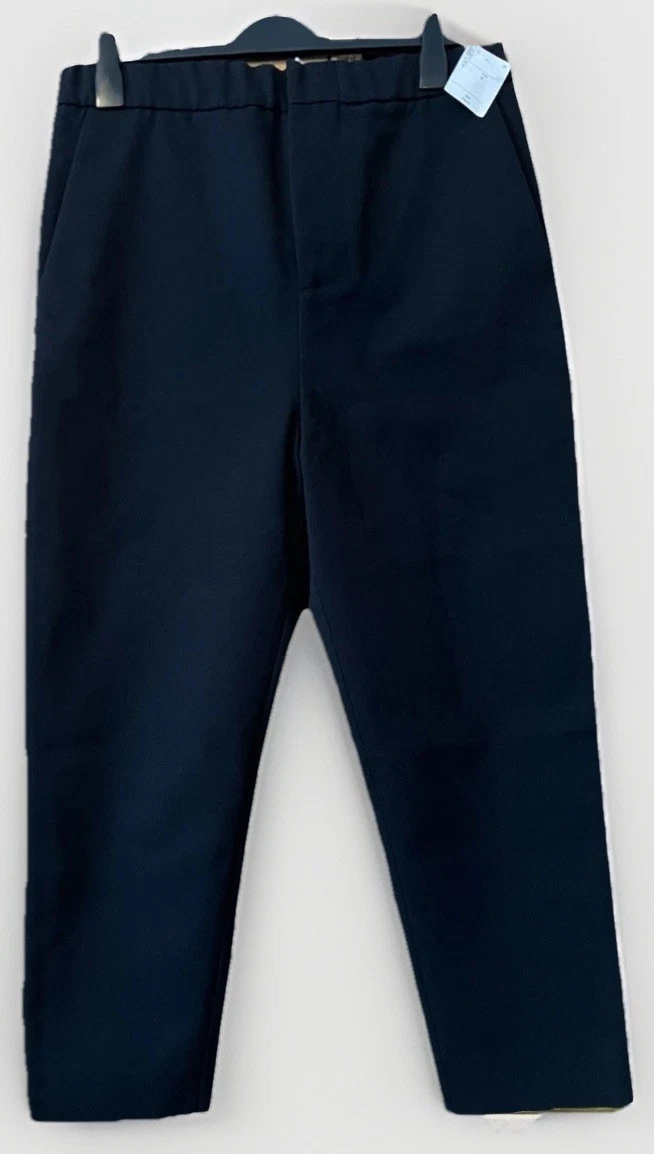 MARNI Italian Designer Ladies Straight Leg Trousers UK Size 14 EU 42 Black BNWT