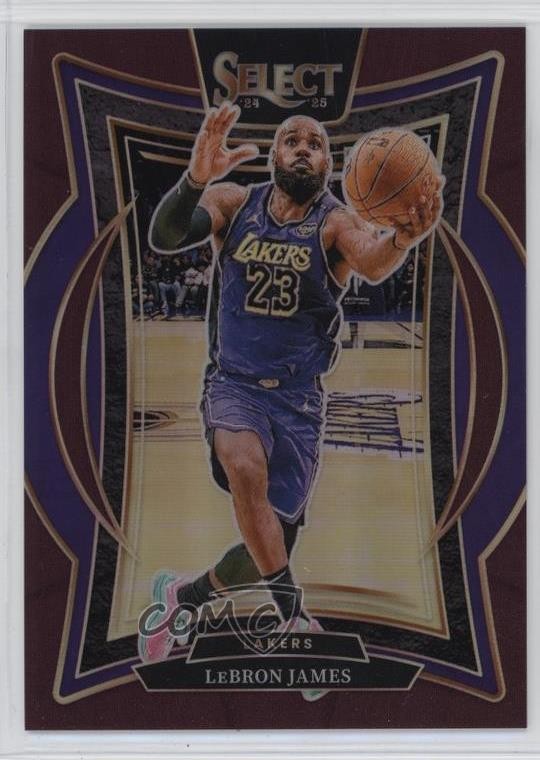 2024-25 Panini Select Concourse Maroon Prizm /175 LeBron James #54 0j5i