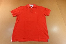 Tommy Hilfiger Men's Size Medium Red Short Sleeve Cotton Knit Polo Shirt