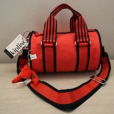Kipling KI6338-9KX Almost Coral Katina Crossbody/Shoulder Strap Barrel Bag $114