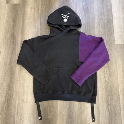 SIZE MEDIUM Alpha Industries Purple Sleeve Hoodie BRAND NEW