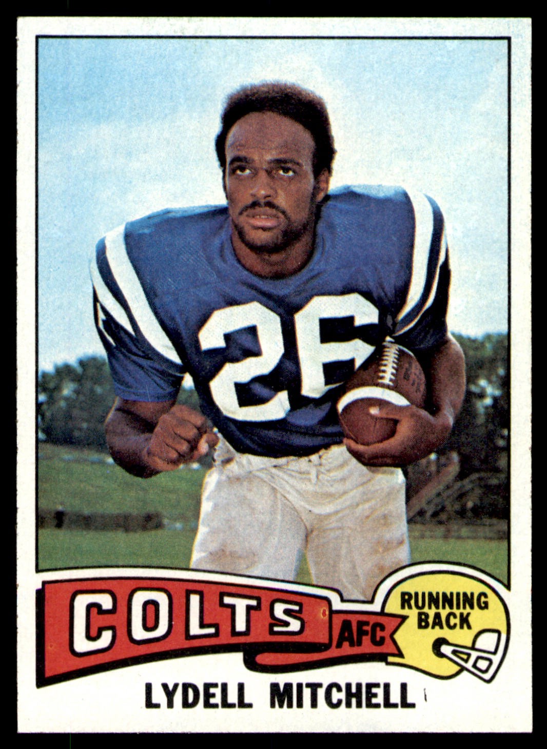 1975 Topps #170 Lydell Mitchell Baltimore Colts Card