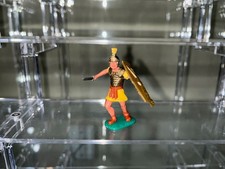 ORIGINAL - Timpo Toys Yellow Roman with Rare Brown Belt Advancing Legs