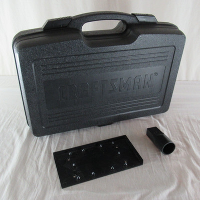 Craftsman Power Sander Black Plastic Storage Case with 2 Attachments