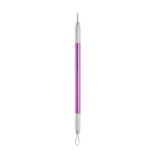 Convenient Double-Ended Pimple Extractor Purple 1 Pc