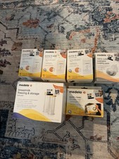 Lot Of Medela Acc. 3 Boxes Pump  Save , Freezing  Storage, Quick Clean , Pads
