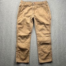 Dickies Carpenter Pants Mens 36x30 Brown fits 35x29 Flex Tough Max Workwear