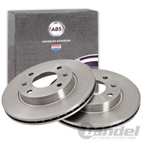 2X A.B.S. Bremsscheiben 247Mm Vorne Passend FüR CitroËN Visa Peugeot 205 407