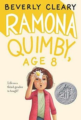 Ramona Quimby, Age 8: A Newbery Honor - Hardcover, by Beverly Cleary - Good b