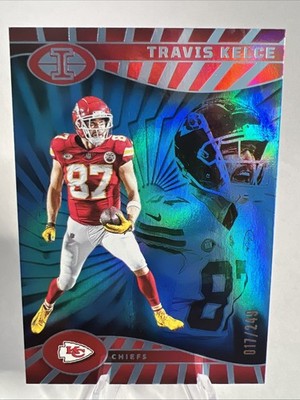 2024 Panini Illusions - Travis Kelce #43 Trophy Collection Light Blue /249