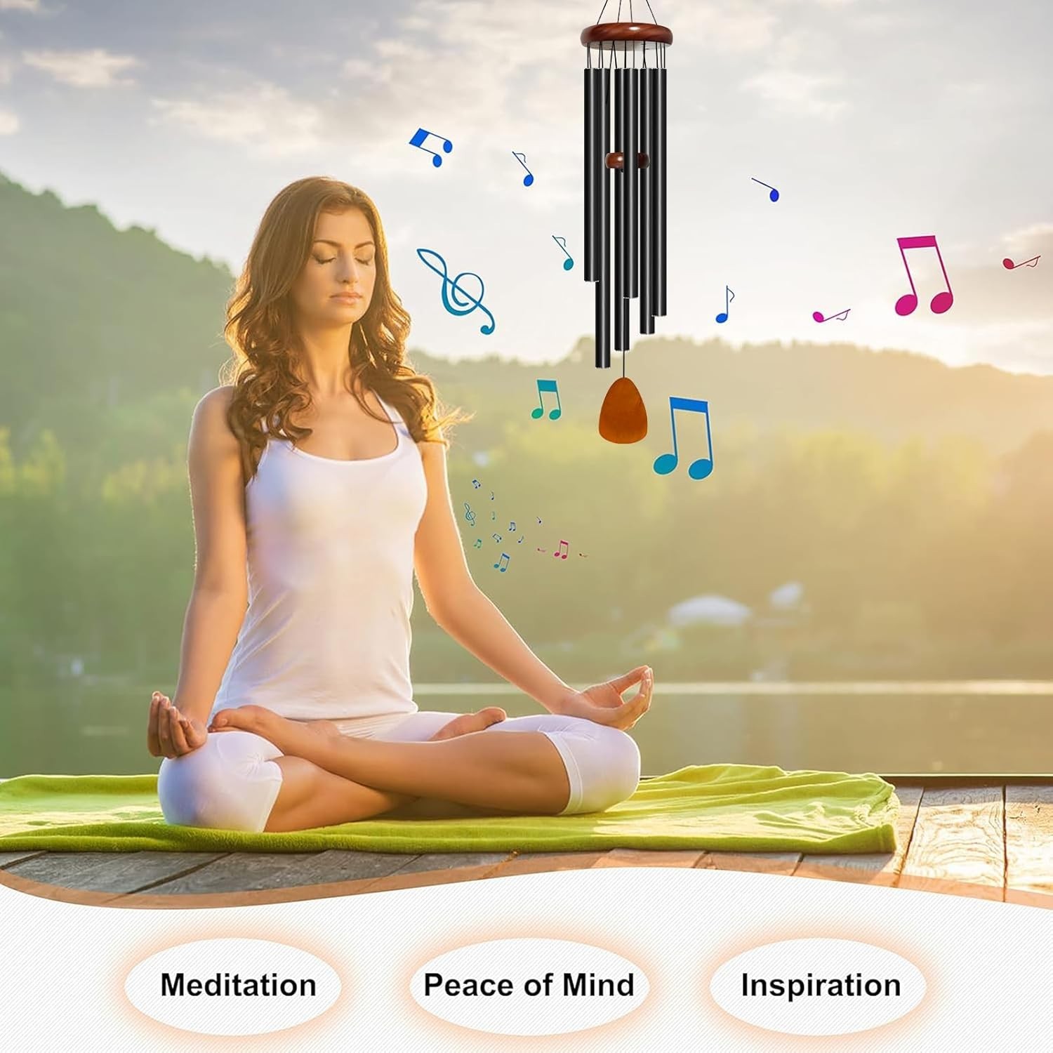 Extra Large Outdoor Wind Chimes, 42 inch