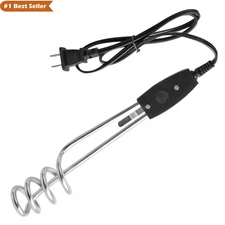 110V 1000W Portable Immersion Water Heater for Camping and Buckets