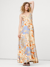 Bananarepublic - Viscose-Linen Maxi Dress - Sale Off