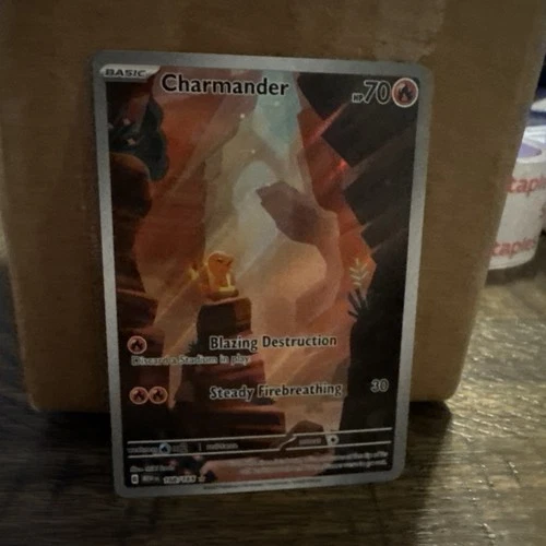 Pokémon Charmander TCG 151 Illustration Rare 168/165 Near mint ships fast