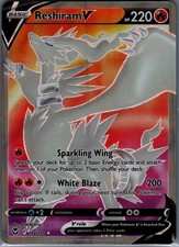 reshiram v pokemon card price Amazon.com: Reshiram V 24/195- Silver Tempest - Pokemon Ultra Rare Card