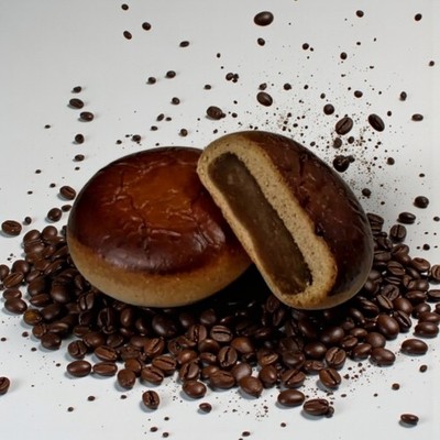 Honma Tsukisamu Anpan Coffee Flavor, Sweet Bean Paste Pastry, 5 pieces( 5 x 65g)
