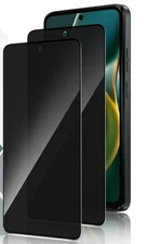 2 Pack Privacy Tempered Glass Screen for Motorola Moto G 5G 2025 Anti-Spy