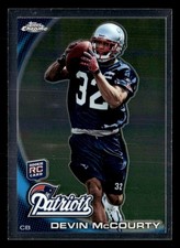 Devin McCourty 2010 Topps Chrome Rookie Card #C32 New England Patriots. rookie card picture