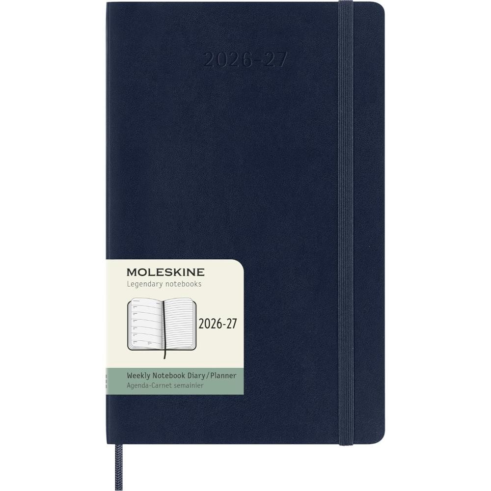 Moleskine Weekly Planner 2026-2027 18Mth Planner Soft Cover Pocket Sapphire Blue