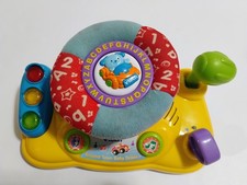 VTech Around Town Baby Driver Steering Wheel Toy WORKS