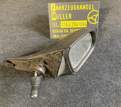 Original Außenspiegel Mechanisch Verstellbar Vorne Links Opel Corsa B unlackiert