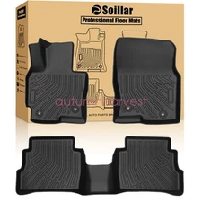 Floor Mats Liner For 2013 - 2016 Mazda CX-5 4-Door Front-Rear All Weather Black