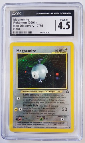 Magnemite (Unlimited) graded CGC 4.5 for sale on eBay