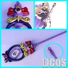 Star Detective Precure Moria Ruruka Cosplay 3D Print Cane Stick Wand Prop 120cm