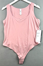 Lululemon Bodysuit XL Pink Haze Wundermost Square-Neck Nulu W1ES1S PKHZ