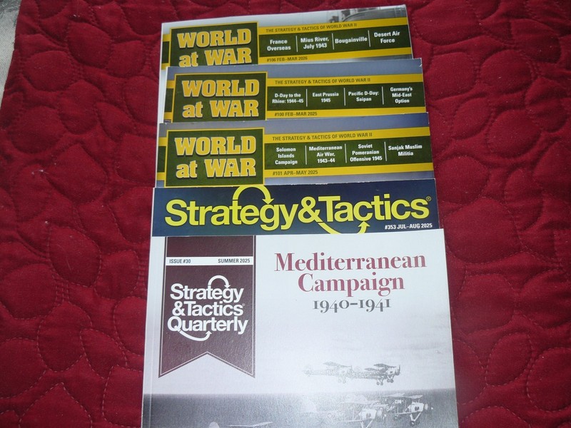 Strategy & Tactics World at War Magazines - Lot of 5