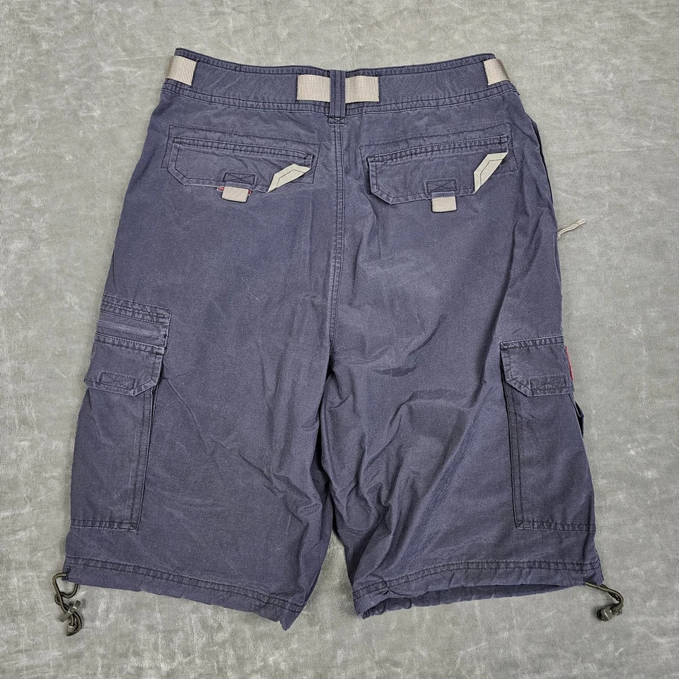 Vintage Abercrombie Shorts Mens XL Cargo Belted Paratrooper Paratroops Utility - Image 3 of 4