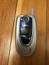 LG VX5200 Vintage Flip Phone Verizon - Silver - UNTESTED Parts Only