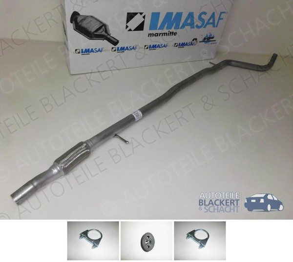 Imasaf Auspuff Mittelrohr MSD für Fiat Panda (169) 1.3 D Multijet-image