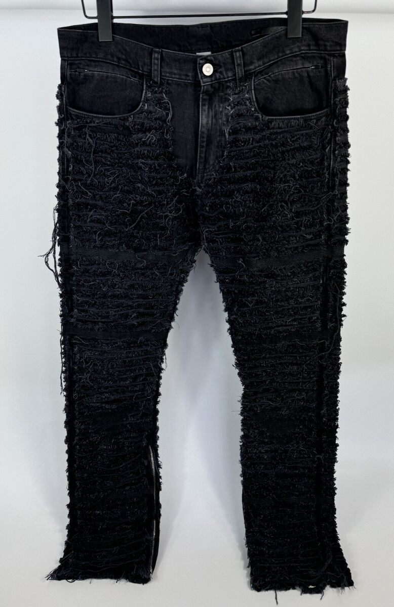 1017 Alyx 9SM X Blackmeans - Distressed Detailed Denim Jeans 1017 Alyx 9SM X Blackmeans - Distressed Detailed Denim Jeans