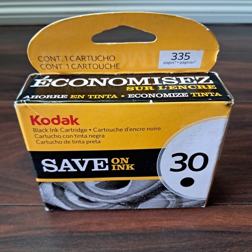 Kodak 30 Black Ink Cartridge Inkjet Printers For All In One Printers - Sealed - Picture 1 of 7