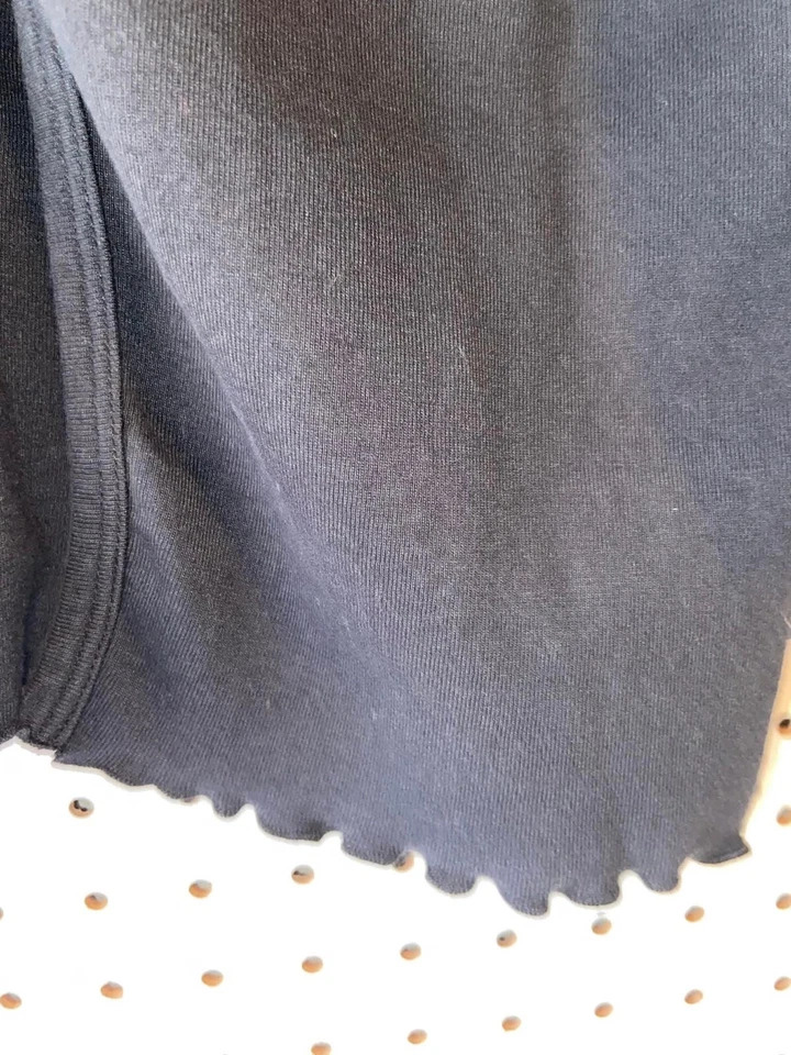 Fresh Produce Womens Xl Black Cardigan Single Button 100% Cotton Made In The USA - Image 4 of 4