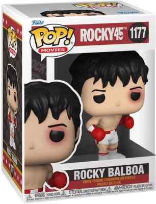 ROCKY BALBOA FUNKO POP! MOVIES VINYL FIGURE #1177 WITH NEW PROTECTOR CASE