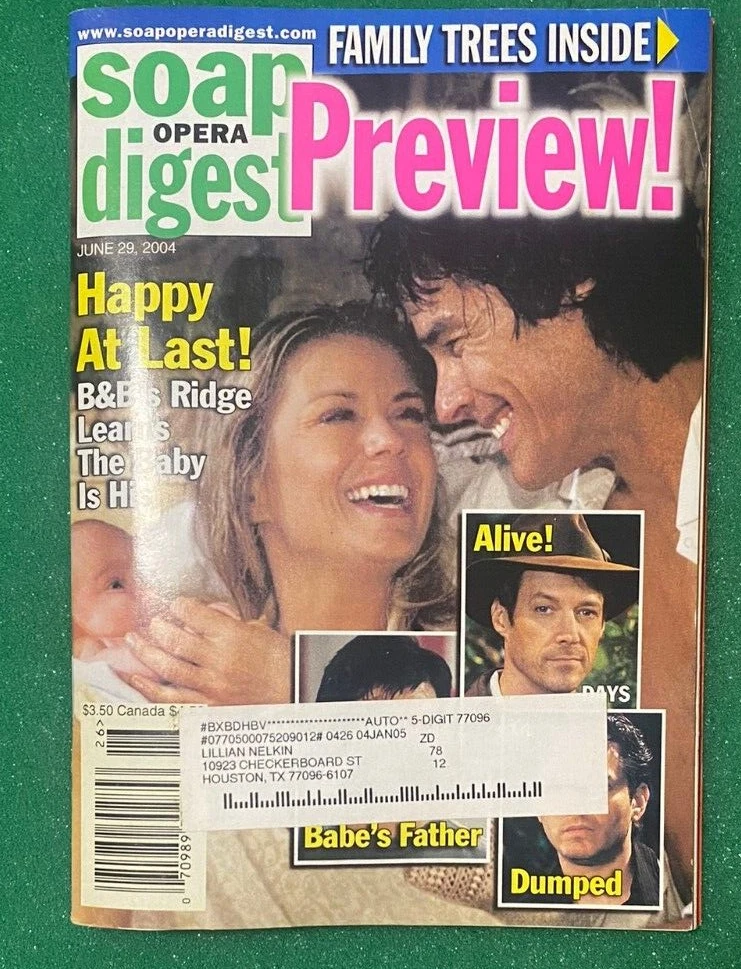 Soap Digest Bold And Beautiful